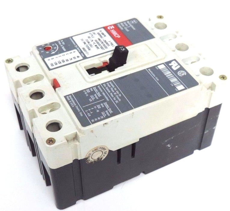 WESTINGHOUSE HMCP015E0C CIRCUIT BREAKER STYLE: 6630C87G07, SER. C, 15AMP, 3-POLE