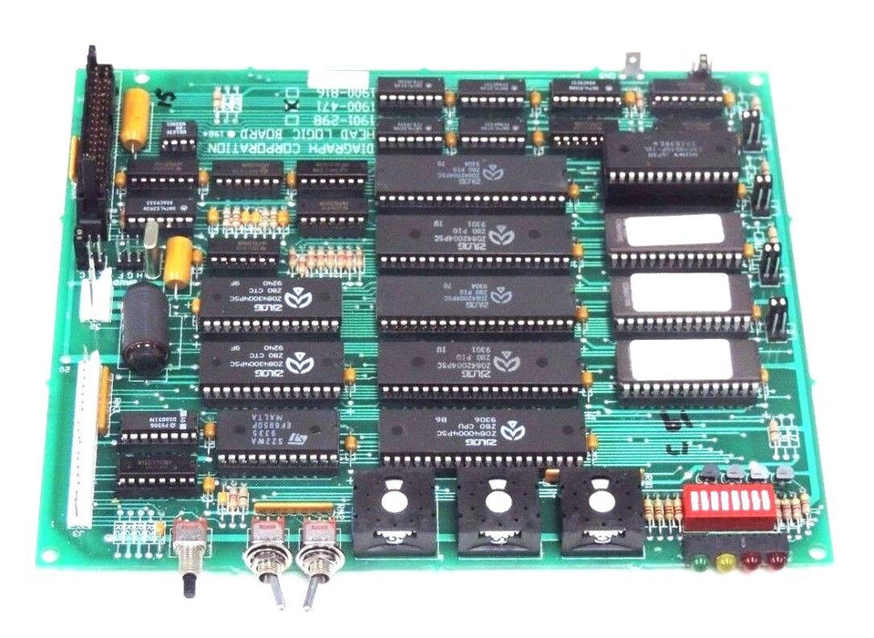 DIAGRAPH CORPORATION 1900-471 HEAD LOGIC BOARD, 004D13001-471, 93-5515, 1900471