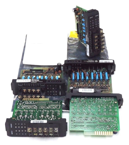 LOT OF 5 REPAIRED GE FANUC IC610MDL125A INPUT MODULES 115VAC, 8 CIRCUITS