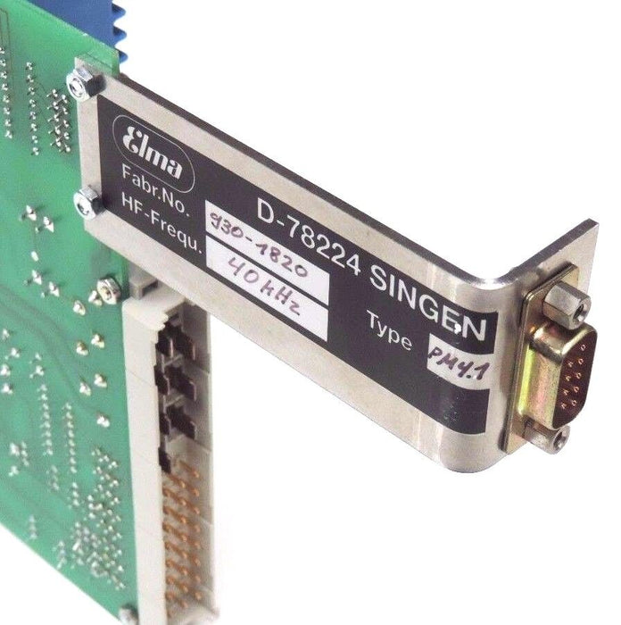 ELMA D-78224 SINGEN / 930-1820 PM 4.1 40KHz , HF-SCHALTER PROGRAMMING BOARD