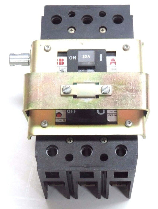 ABB UXAB 727131 R 103 CIRCUIT BREAKER 20A 3P UXAB727131R103