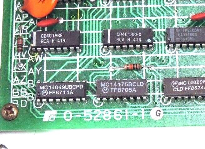 RELIANCE ELECTRIC 0-52861-1 DCGB BOARD, 802286-82A, 0528611