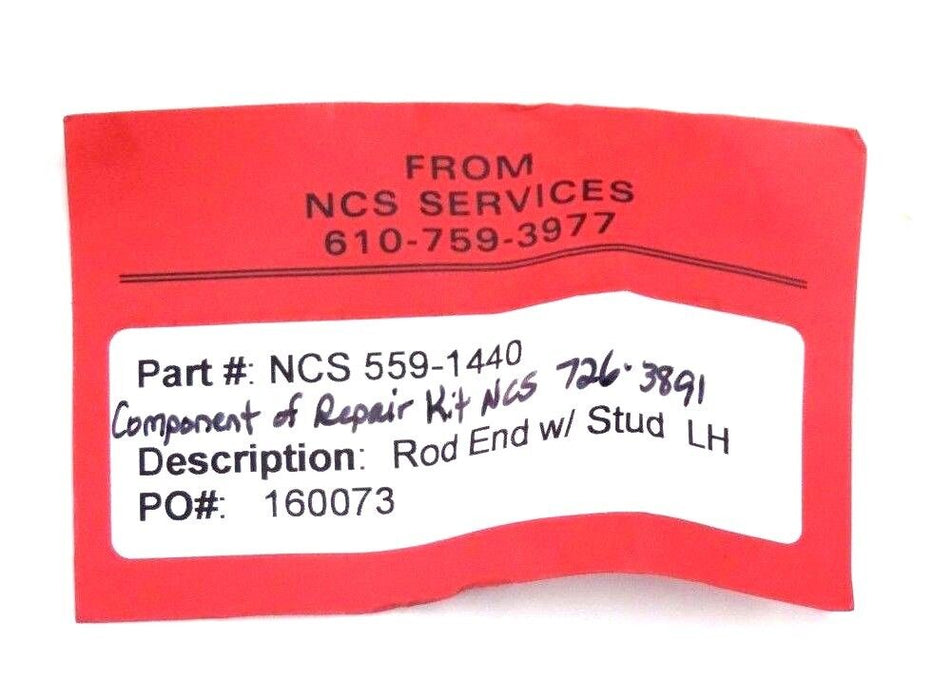 NEW NCS SERVICES NCS 559-1440 ROD END W/ STUD LH, NCS5591440