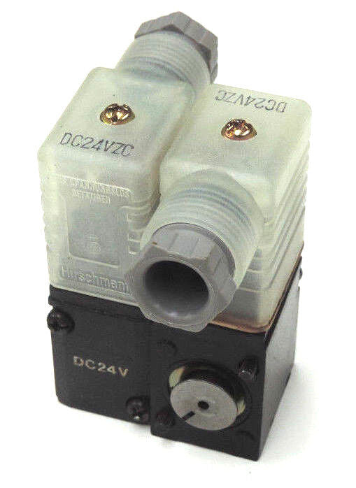 LOT OF 2 HIRSCHMANN DC24VZC CABLE SOCKETS 24VDC