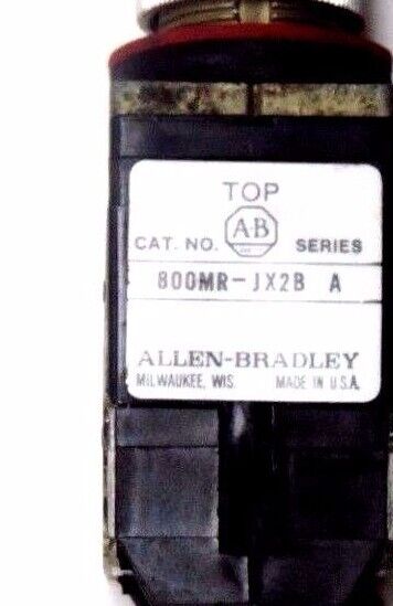 ALLEN BRADLEY 800MR-JX2B SER. A SELECTOR SWITCH 3POS, 800M-XAS SER.B, 800MRJX2B