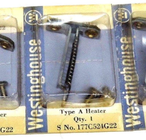LOT OF 3 NEW WESTINGHOUSE 177C524G22 TYPE A HEATER ELEMENTS