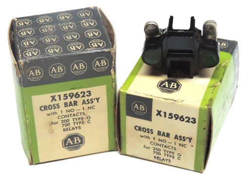 LOT OF 2 NIB ALLEN BRADLEY X-159623 CROSS BAR RELAYS FOR TYPE G OR C, X159623