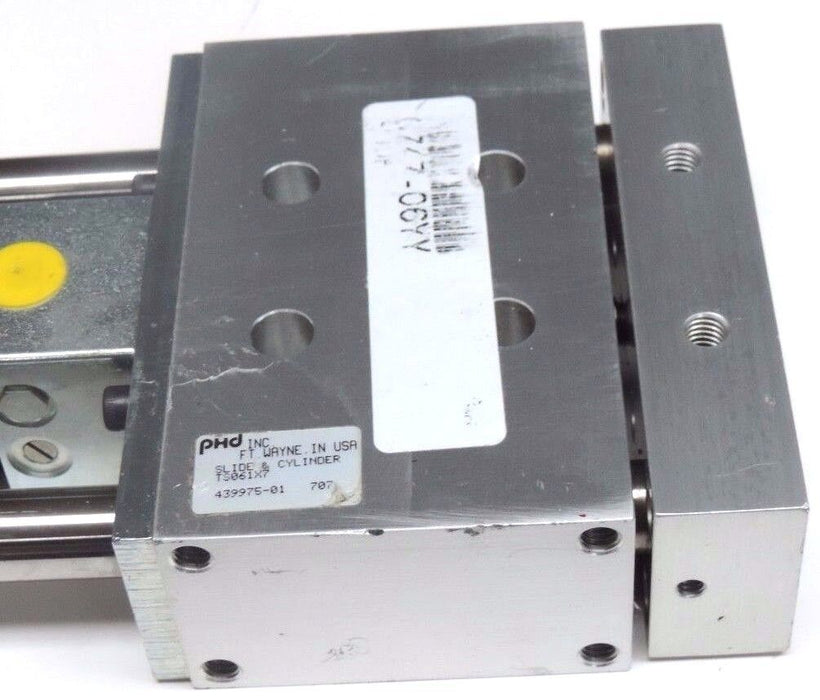 NEW PHD INC. TS061X7 PNEUMATIC SLIDE W/ PHD TS061X7-H4 CYLINDER, TS061X7H4