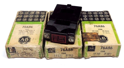 LOT OF 3 NIB ALLEN BRADLEY 76A86 COILS 120VOLT
