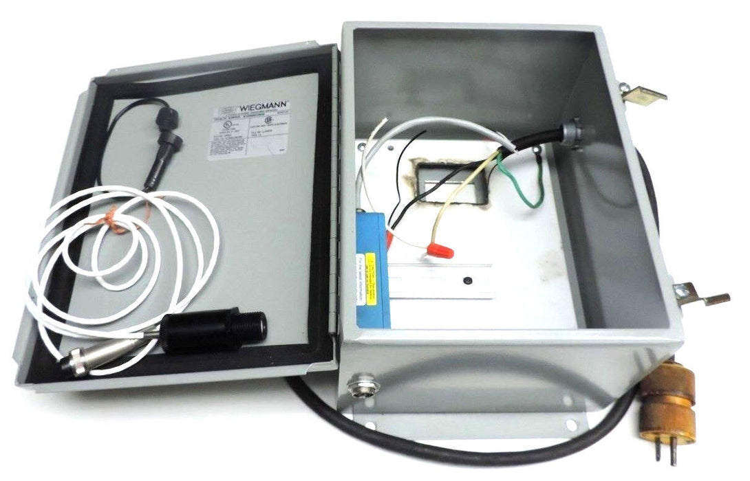 OMEGA OS100 SERIES TEMP TRANSMITTER W/ OS101-K SENOR AND B100806CHWW ENCLOSURE