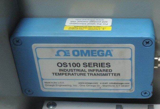 OMEGA OS100 SERIES TEMP TRANSMITTER W/ OS101-K SENOR AND B100806CHWW ENCLOSURE