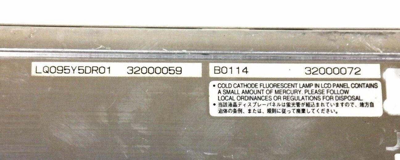 LOT OF 3 SHARP LQ095Y5DR01 LCD DISPLAY 9.5" 800x480 USED