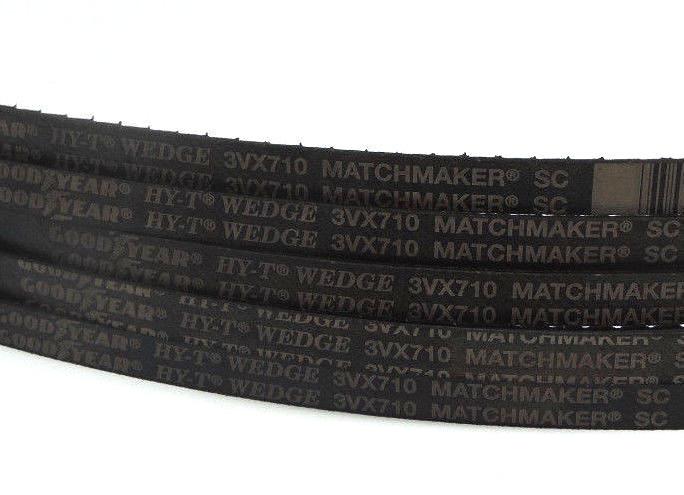 LOT OF 5 NEW GOODYEAR HY-T WEDGE 3VX710 V-BELTS MATCHMAKER