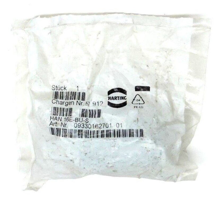 NEW HARTING ART. NR. 09330162701 01 RECTANGULAR INSERT HAN 16E-BU-S