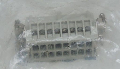 NEW HARTING ART. NR. 09330162701 01 RECTANGULAR INSERT HAN 16E-BU-S