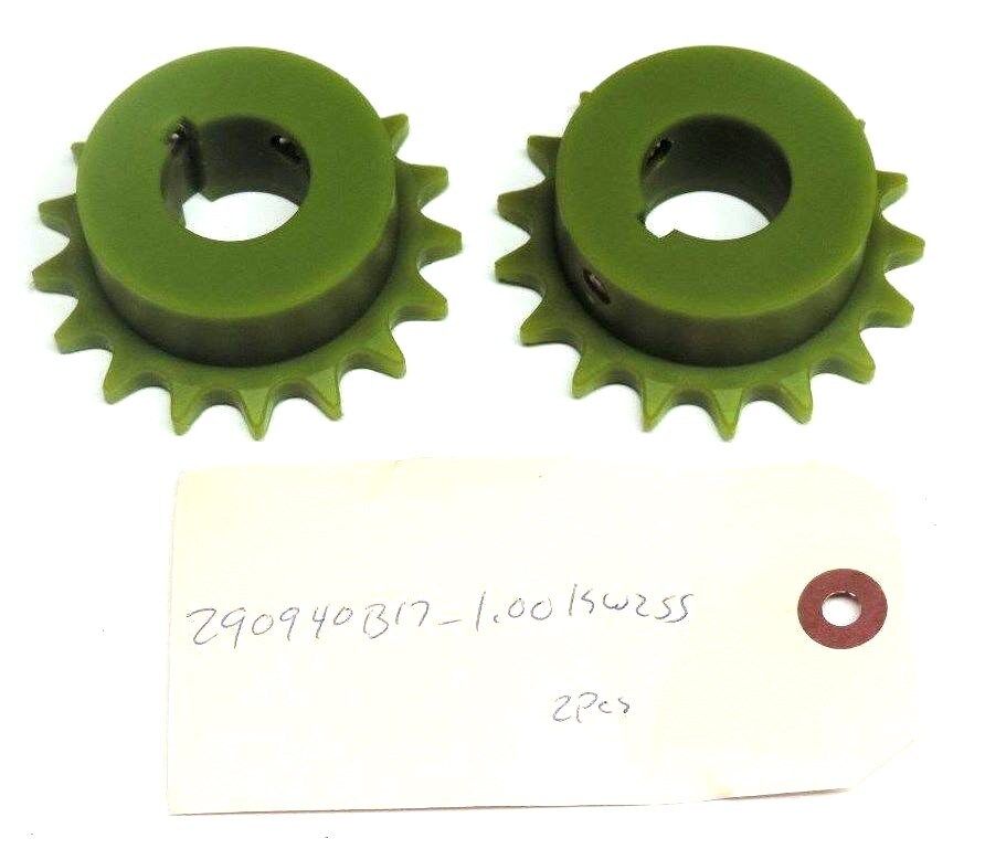 LOT OF 2 NEW SLIDEWAYS 290940B17-1.00KWZSS SPROCKETS 290940B17