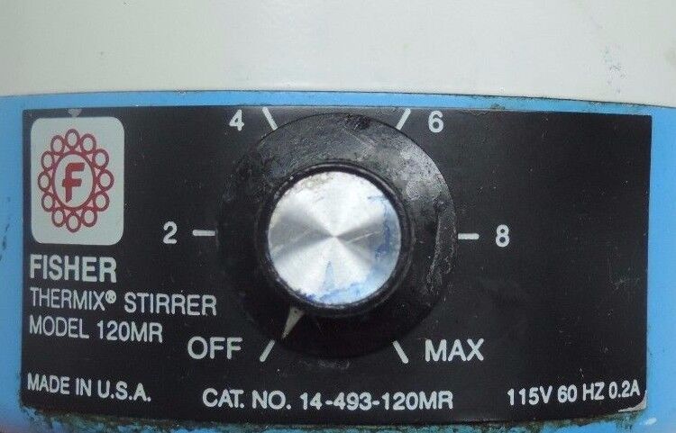 FISHER MODEL 120MR THERMIX STIRRER 14-493-120MR 115V 60HZ 0.2A