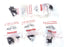LOT OF 5 NEW MASTER APPLIANCE GRT-019 STRAIN RELIEF HOUSINGS GRT019