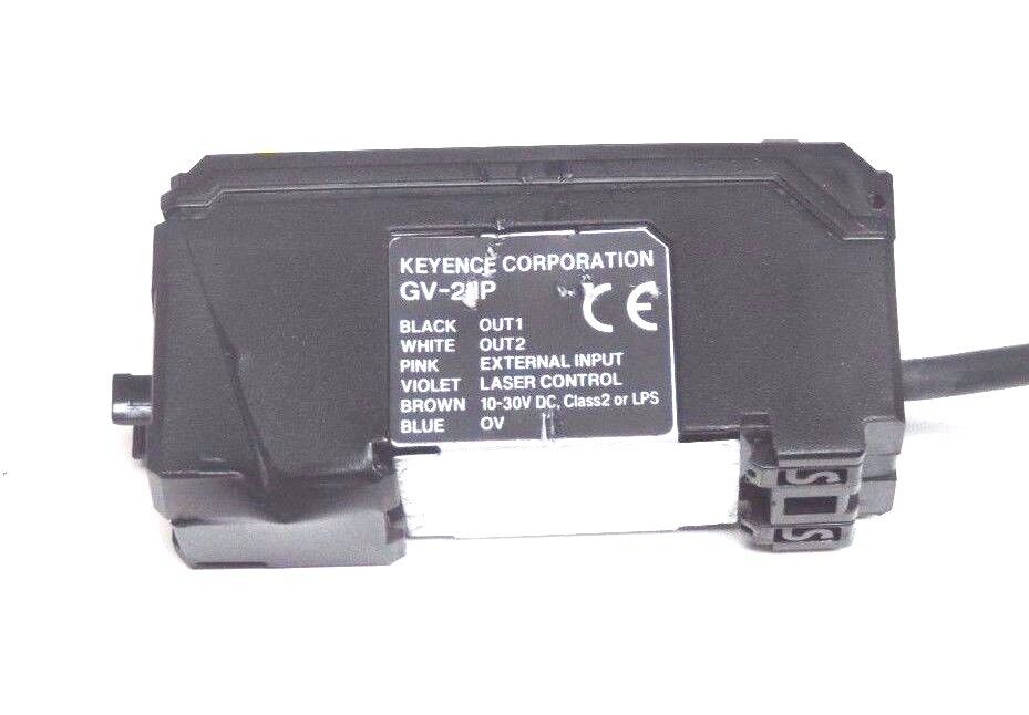 KEYENCE GV-21P SENSOR AMPLIFIER GV SERIES, 10/30VDC, GV21P