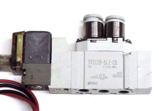 SMC SY3120-5LZ-C6 SOLENOID VALVE 24VDC COIL SY31205LZC6