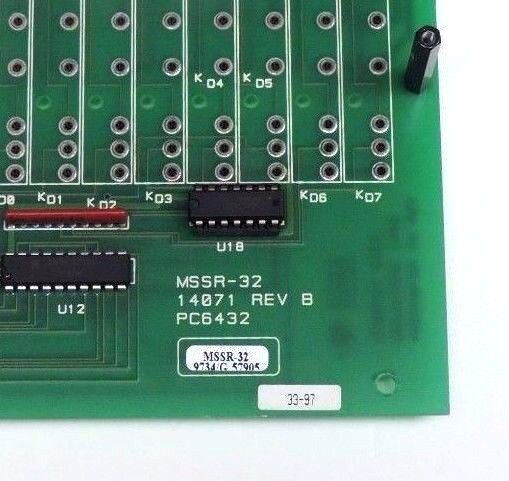 KEITHLEY MSSR-32 RELAY BOARD 32 CHANNEL 14071 REV B PC6432 MSSR32