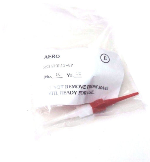 NEW AERO MS3470L12-8P PLUG CONNECTOR CIRCULAR 8-TERMINAL 1-PORT, MS3470L128P