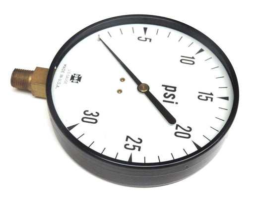 NIB AMETEK P-500 30PSI PRESSURE GAUGE 1/4'' ANPT LH, 4 1/2'' SIZE, 005804, P500