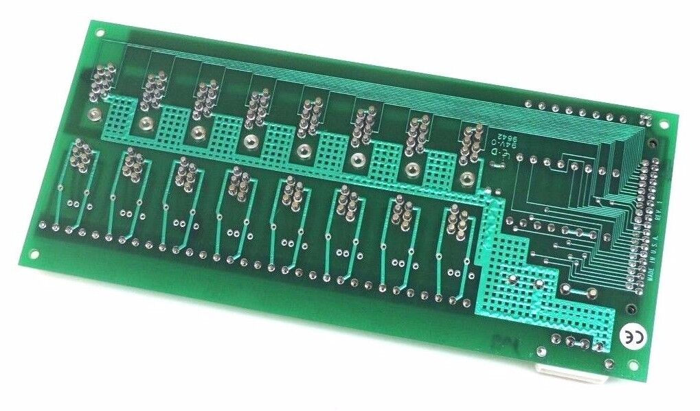 NEW COMPUTER BOARDS INC ISO-RACK08 PC BOARD REV 1 94V-0 9642