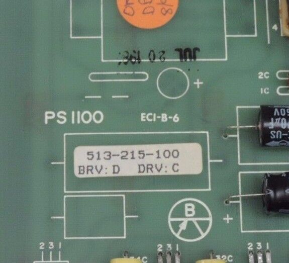 BURTON 513-215-100 PC BOARD PS1100 BRV D DRV C ECI-B-6, 513215100