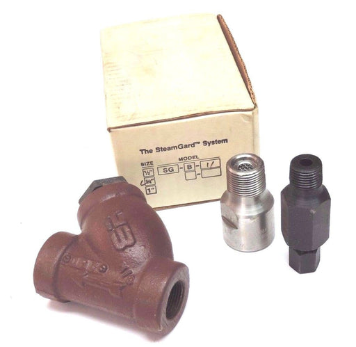 NIB THE STEAMGARD SYSTEM SG-B-11 TRAP VALVE SGB11 SIZE: 3/4''