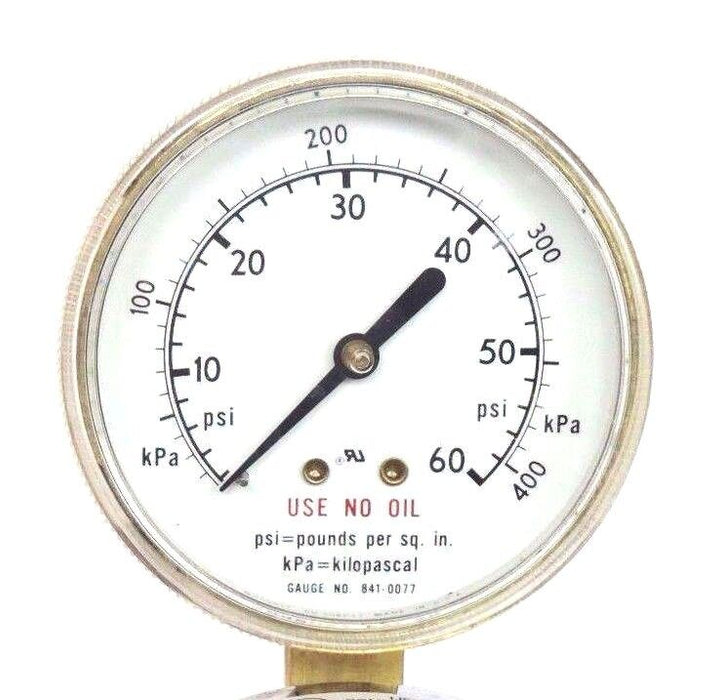 NIB CONCOA AIRCO 806 9979 FUEL GAS STATION REGULATOR CGA 025 40PSI, 8O6 9979