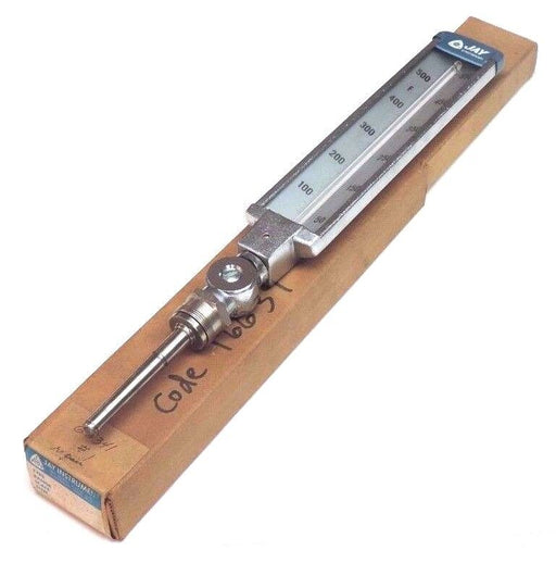 NIB JAY INSTRUMENT 9-200 TEMPERATURE GAUGE 50-550 DEG F 9200
