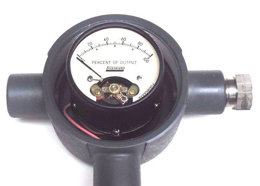 FOXBORO E94-P28S TEMPERATURE TRANSMITTER E94 W/ 713329004 GAUGE