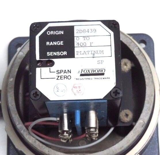 FOXBORO E94-P28S TEMPERATURE TRANSMITTER E94 W/ 713329004 GAUGE