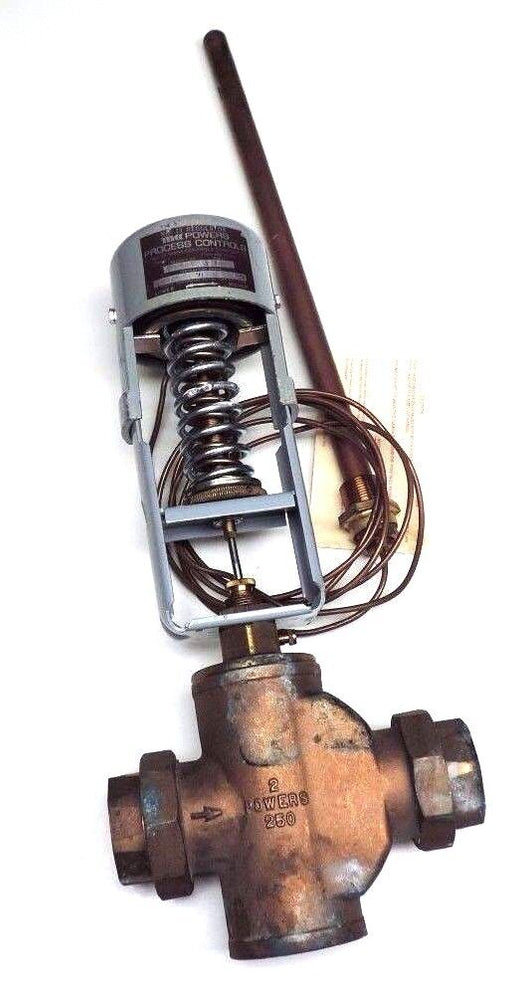 NIB POWERS PROCESS CONTROLS NO. 11 REGULATOR 595-0164 MODEL X12C 45-105 DEG F