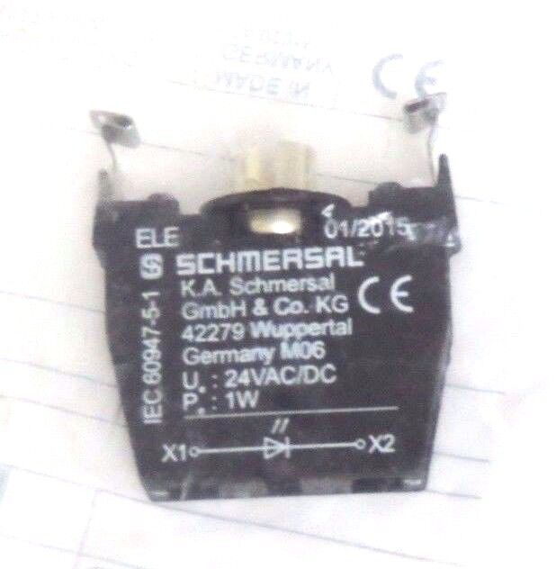 NEW SCHMERSAL 101006529 CONTACT BLOCK 24V