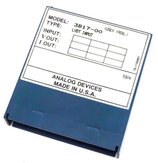 ANALOG DEVICES 3B17-00 INPUT MODULE LVDT 3B1700