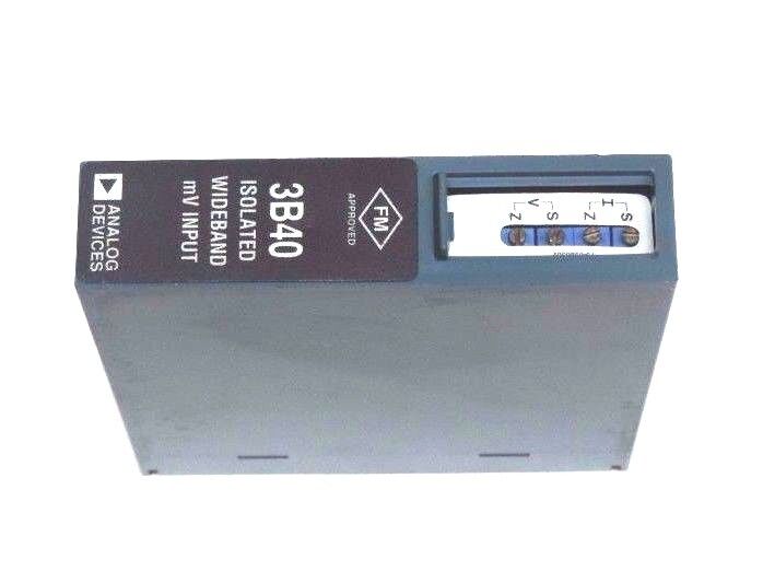 ANALOG DEVICES 3B40-00 ISOLATED WIDEBAND MV INPUT MODULE 3B4000