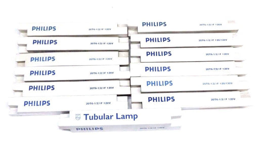 LOT OF 13 NIB PHILIPS 20T6-1/2/IF TUBULAR LAMPS 120V 20T612IF