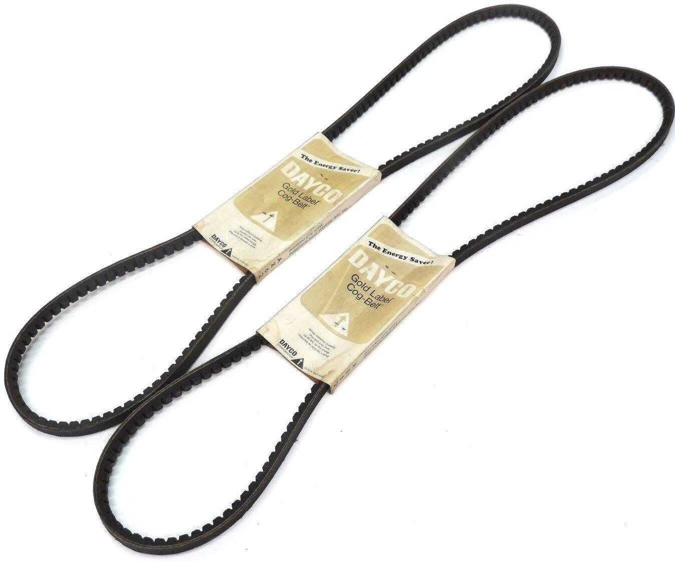 LOT OF 2 NEW DAYCO AX62 GOLD LABEL COG BELTS