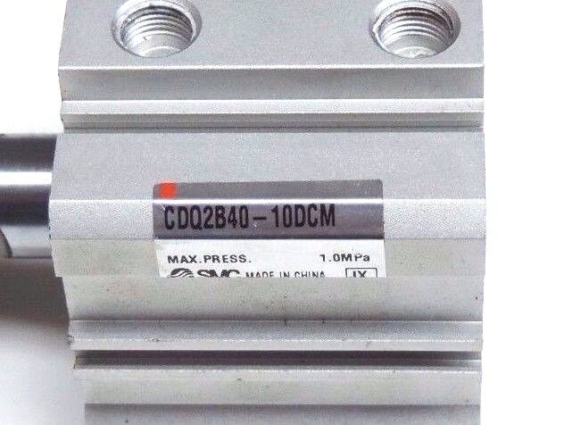 SMC CDQ2B40-10DCM COMPACT CYLINDER W/ JAL40-14-150 JAF/JAL ACCESSORY