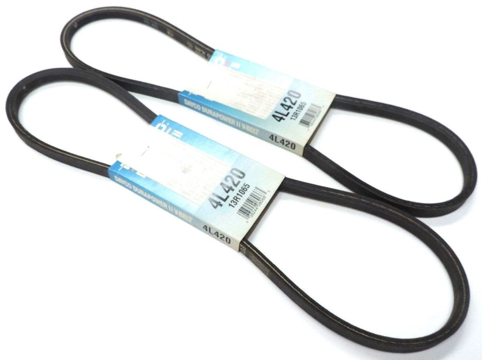 LOT OF 2 NEW DAYCO 4L420 DURAPOWER II V-BELTS