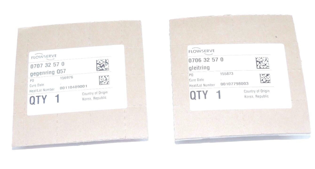 NEW FLOWSERVE 347036-799 REPAIR KIT 070732570 RINGS 482321900