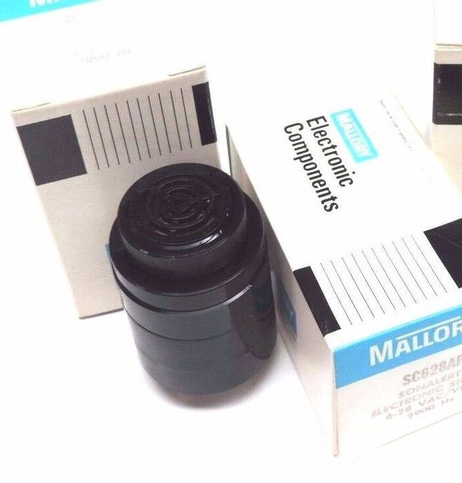 LOT OF 3 NIB MALLORY SC628AP SONALERT ELECTRONIC SIGNAL 6-28 VAC/VDC, 2900 HZ