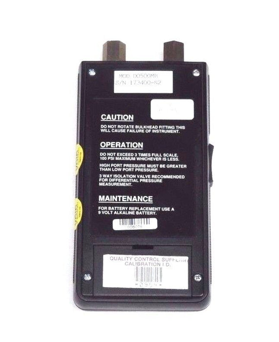 MERIAM INSTRUMENT D0500MB DIGITAL MANOMETER B0406N018