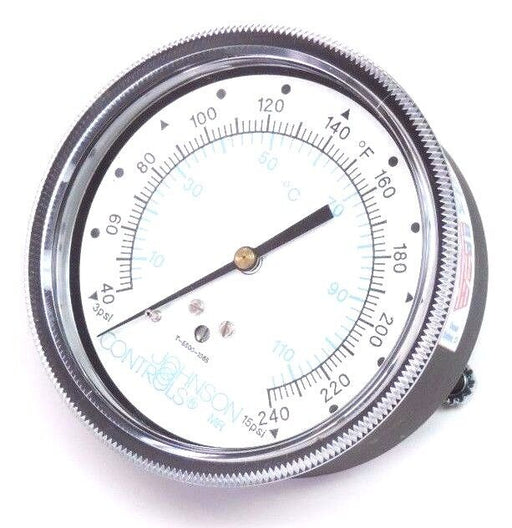 NIB JOHNSON CONTROL T-5500-1055 TEMPERATURE RECEIVER GAUGE 3.5", 40-240 F