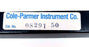 LOT OF 2 NEW COLE PARMER 08291-50 HYDROMETERS 1.00-2.00 SPECIFIC GRAVITY 300MM