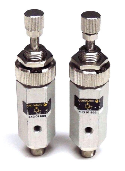 LOT OF 2 ASCO JOUCOMATIC 34201802 MICRO 10 PRESSURE REGULATORS 0.2-8 BAR