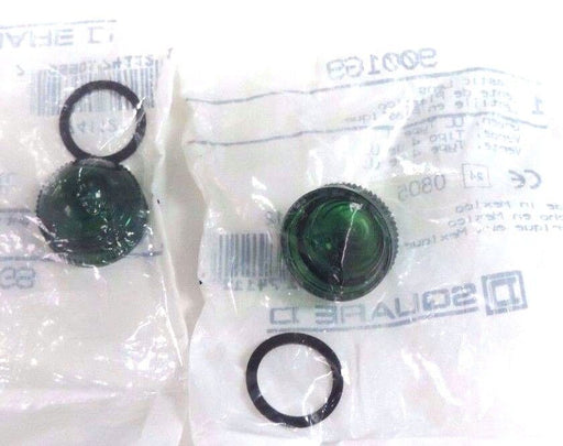 LOT OF 4 NEW SQUARE D 9001G9 PLASTIC LENSES GREEN