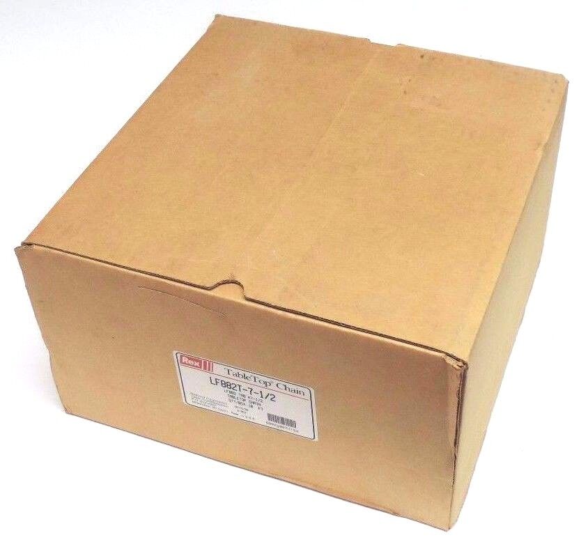 NIB REXNORD LF882T-7-1/2 TABLE TOP CHAIN 10FT LENGTH 7-1/2" WIDTH 1-1/2" PITCH